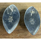 Vintage Jay King DTR Sterling Silver Dichroic Glass Statement Earrings 16g