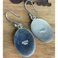 Vintage Sterling Silver Mother of Pearl MOP Dangle Drop Earrings 925