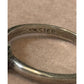 Vintage Heart Turquoise Native American Sterling Silver Double Heart Ring Size 6