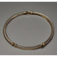 David Yurman Sterling Silver & 14k Gold Classic 7mm Cable Choker Necklace 15.5"