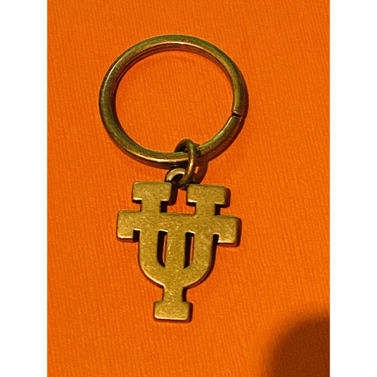 Pre-Owned James Avery Retired Brass UT Longhorns Key Ring Holder