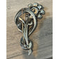 Vintage Mazer Sterling Silver Rhinestone Flower Brooch 3” 30’s - 40s’ WWII 34 gr