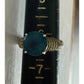 Sterling Silver Blue Stone Ring 925 Missing Stones Repair Craft Size 6.5