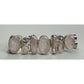 Vintage Sterling Silver Rainbow Moonstone Pearl Multi Gemstone Bracelet