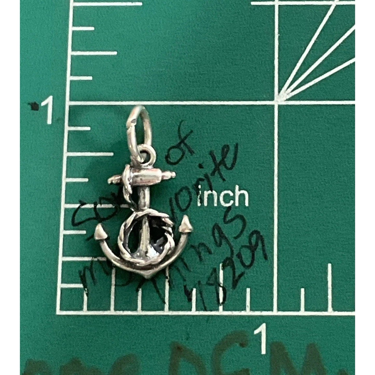 Vintage Sterling Silver Nautical Anchor Charm