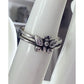 Vintage Charles Miller Sterling Silver Butterfly Ring Signed 925 © CM Size 7