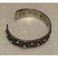 Vintage Taxco Mexico 925 Sterling Silver Cuff Bracelet Beaded Wire Southwestern