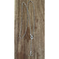 Vintage Links of London Bamboo Y Lariat Necklace Sterling Silver 925 18” Y2K