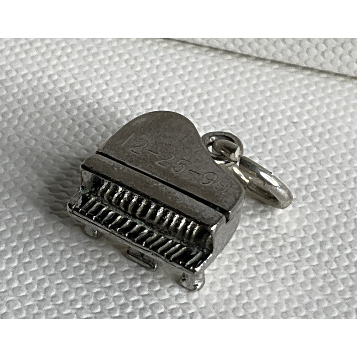 Vintage Sterling Silver Grand Piano Charm Pendant Musician Music Theme