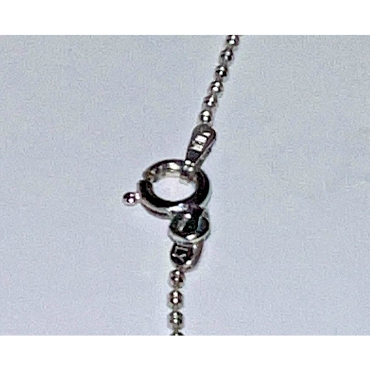 Vintage 925 Sterling Silver Necklace 18” with Turquoise Pendant