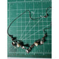 Vintage LAKI 14K & 925 Sterling Silver Pearl Necklace Botanical Leaf Vine 19”