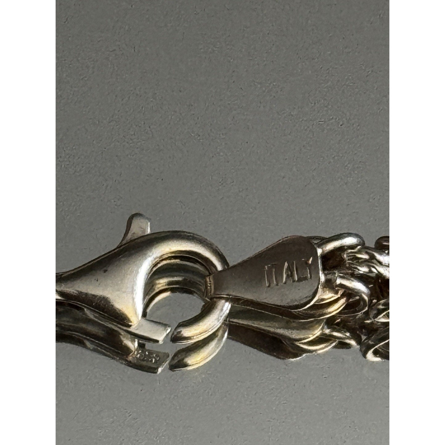 Vintage Milor 925 Italy Sterling Silver Byzantine King Bracelet 9.5” 11g
