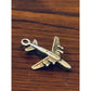 Vintage Danecraft Sterling Silver AIRPLANE Charm Pendant