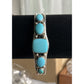 Vintage Turquoise 925 Cuff Bracelet Southwestern Native Multi Stone Cuff