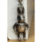 Vintage Sterling Silver 3D Movable Bunny Charm/ Pendant