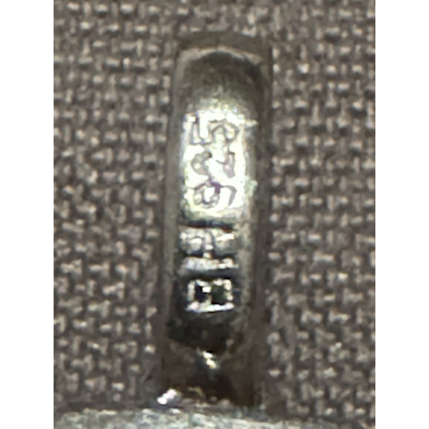 BH 925 Sterling Silver Diamond Accent Nugget Cross Pendant 7.4g 1.6”