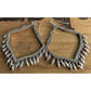 Retired Kendra Scott Geometric Silver Tone Dangle Lacy Fringe Earrings