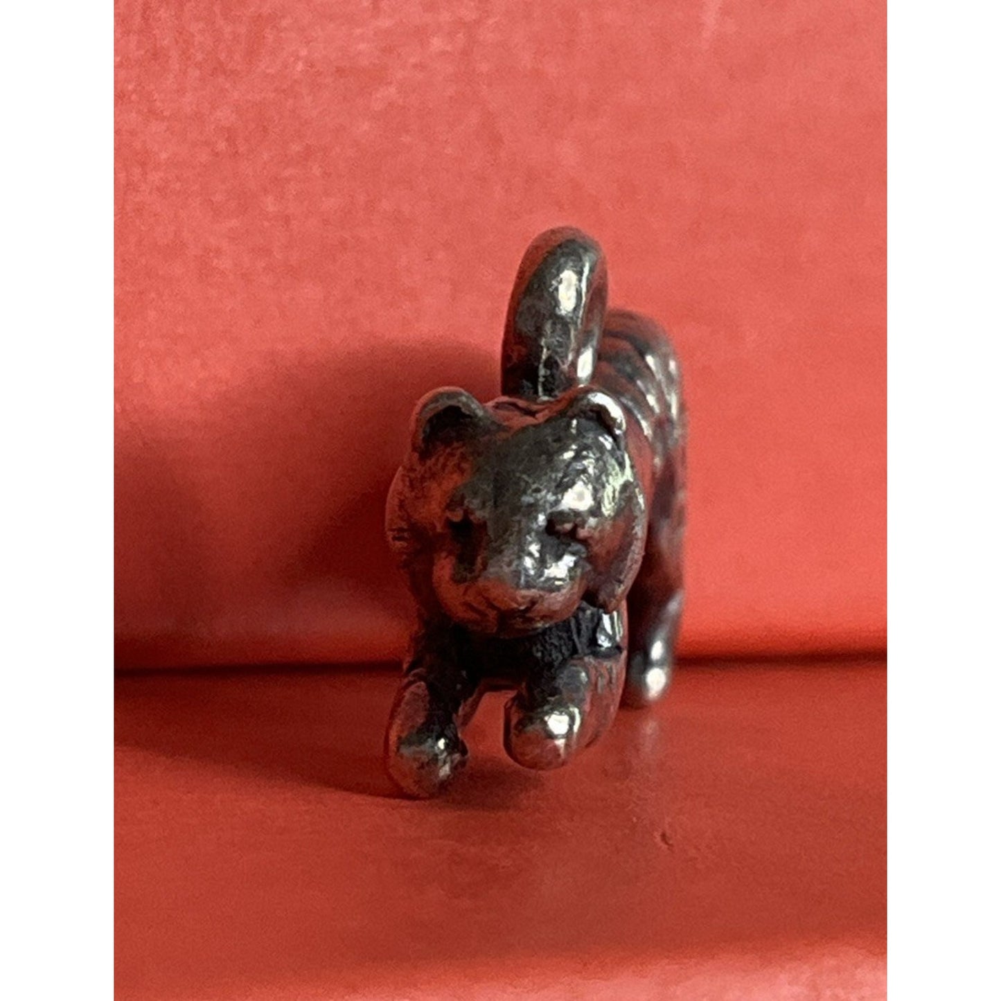 Retired James Avery 3D Tiger Sterling Silver 925 Charm