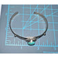Vintage Native American Sterling Silver Turquoise cuff bracelet