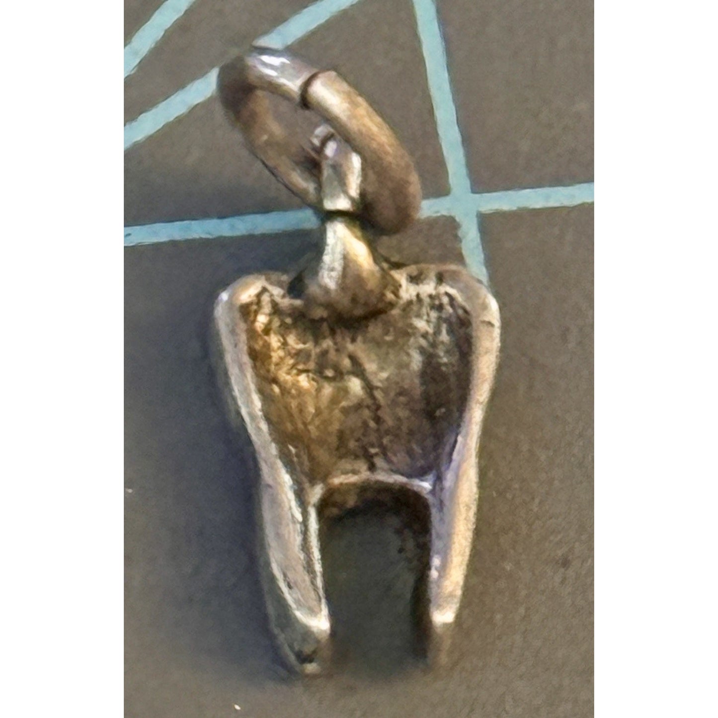 Vintage Sterling Silver 925 Tooth Charm Dental Tooth Fairy Tooth Charm