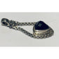 Michael Dawkins 925 Sterling Silver Black Onyx Pendant Enhancer Chain Link 17g