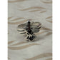 Pre owned James Avery RARE Retired Sterling Silver Rain Dove Bird Ring Heart Center Size 8