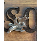 Sterling Silver Blue Opal Turtle Pendant 925 Inlay Sea Turtle Beach Ocean
