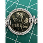 Vintage Italian Sterling Silver Bracelet Five Genuine Italian 20 Lire Coins 44g