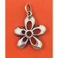 James Avery Retired Silver Citrine Flower Charm or Pendant