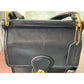 Vintage Coach Black Murphy Leather Crossbody Shoulder Bag Purse Turn Key Lock