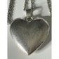 Pre Owned James Avery Retired RARE X-Large Puffy Heart Pendant And 21.5 Necklace 2 3/4”!