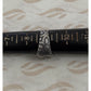 Pre owned James Avery Retired Sterling Silver Wide Beaded Floral Ring Size 9