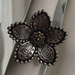 Retired James Avery Sterling Silver And Bronze Beaded Festive Flower Ring Size 5