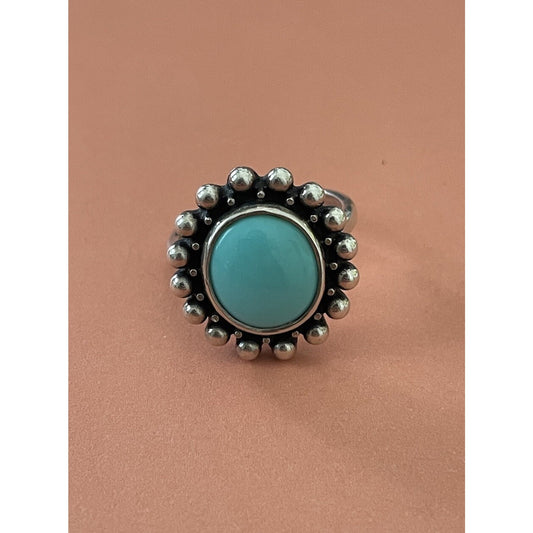 James Avery Retired HTF Santorini Turquoise Ring Size 9 Pre-Owned