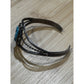Vintage Navajo Native American RLG Sterling Silver Kingman Turquoise Cuff Bracel