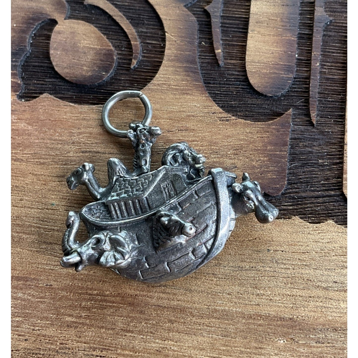 Sterling Silver Noah’s ark Animal Charm Pendant
