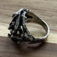 Retired James Avery Sterling Silver Brutalist Branches Ring Size 7