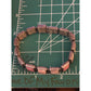 Sterling Silver Pink Shell & Stone Link Bracelet 7” WK 925 China 32.6g