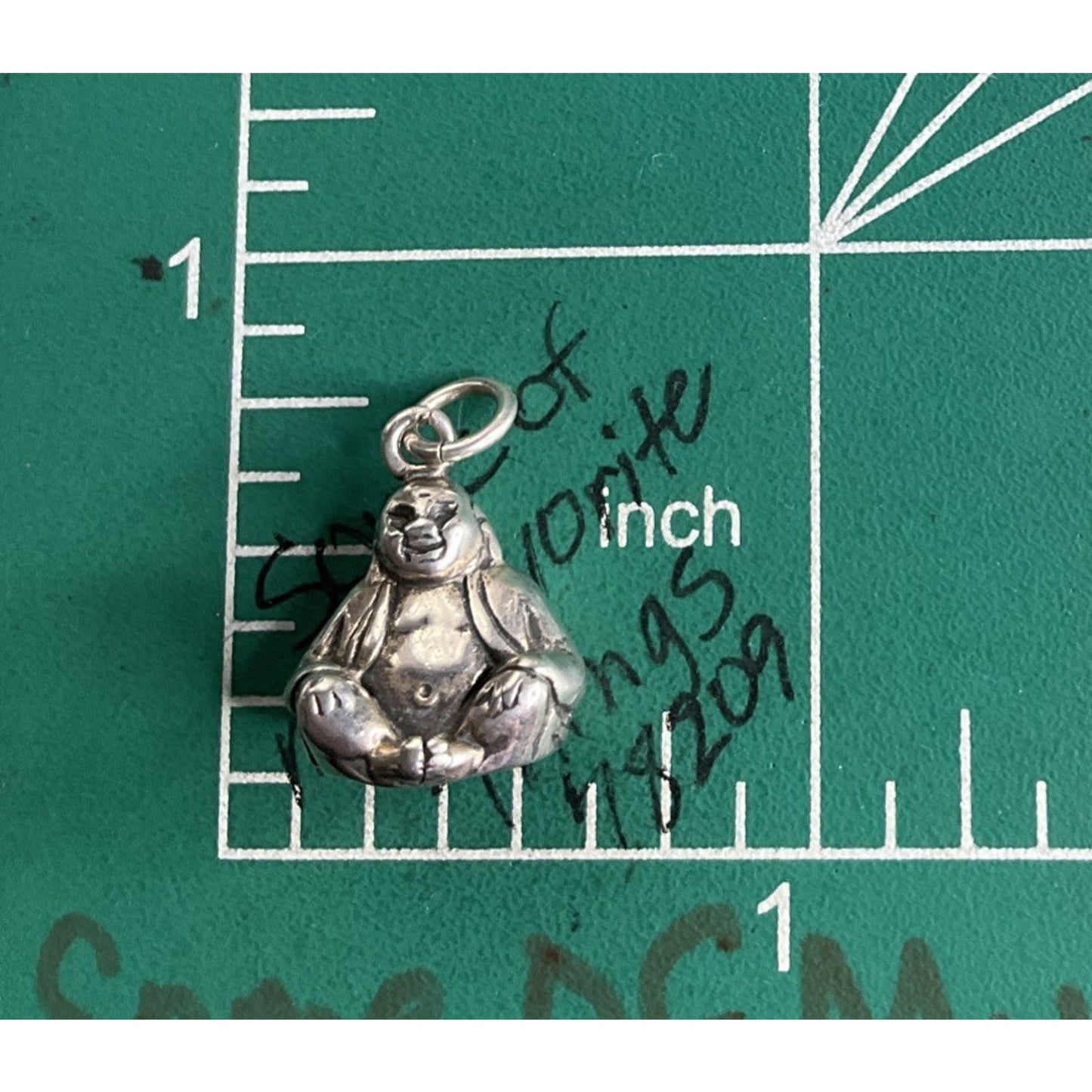 Sterling Silver Buddha Charm