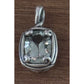 James Avery RETIRED Sterling Silver PRASIOLITE Pendant (CM 3304P1)
