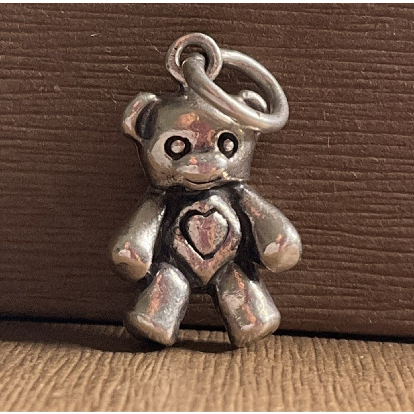 Vintage Sterling Silver Teddy Bear Charm
