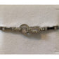 925 Sterling Silver Moissanite Link Bracelet 7.75” Pave Teardrop Circle 17g