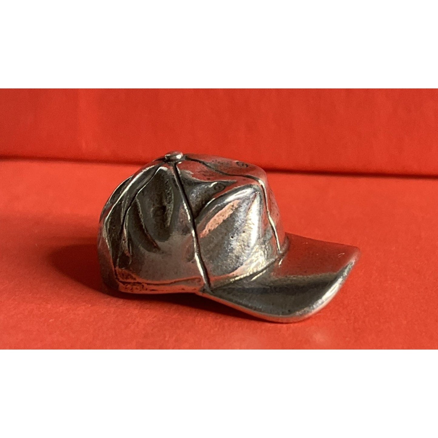 Vintage Sterling Silver Baseball Cap Charm