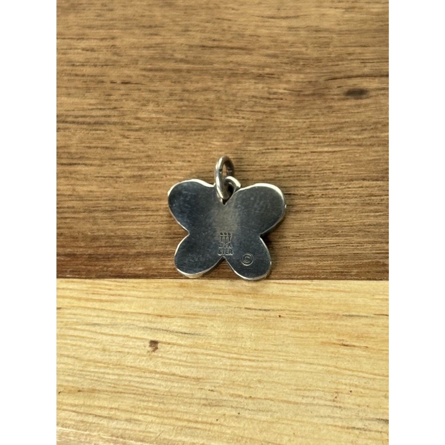 James Avery Retired RARE Sterling Silver Heart Butterfly Charm