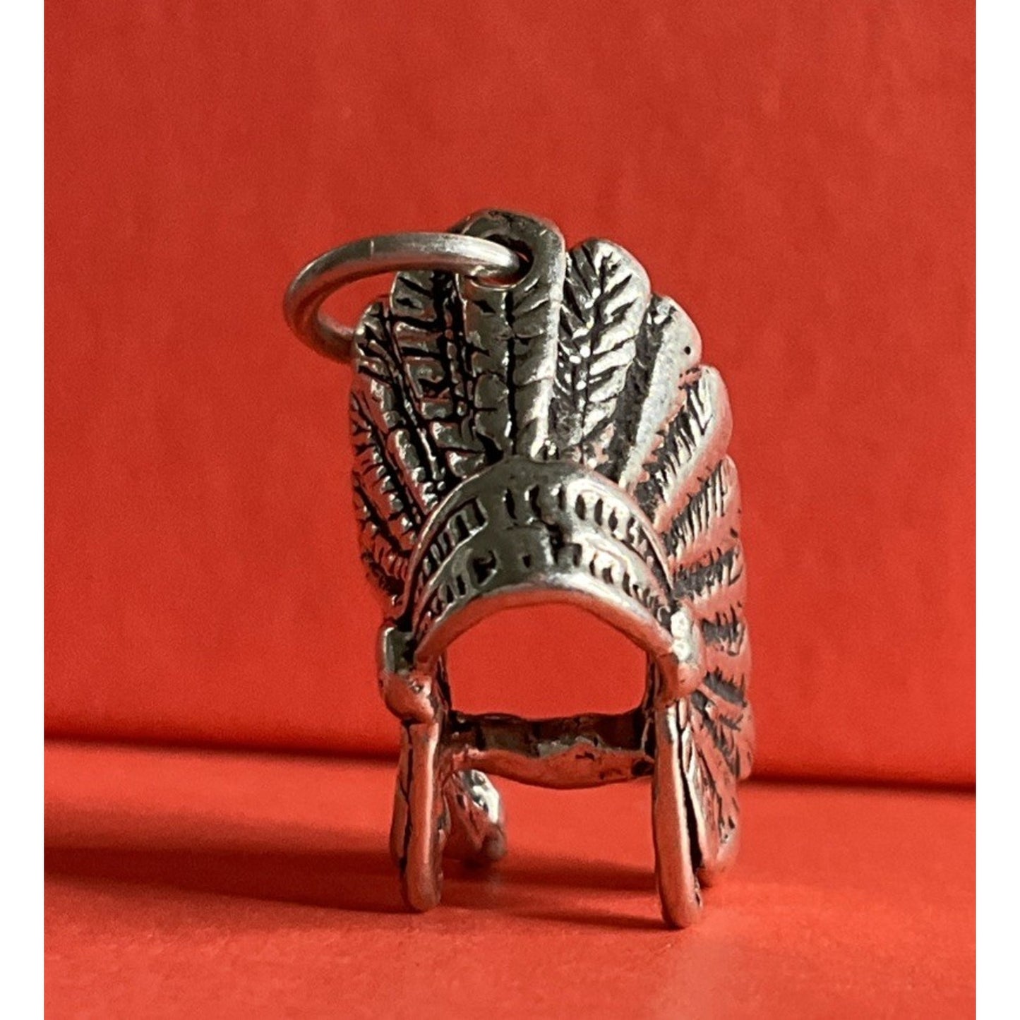 Vintage Sterling Silver Native American Headdress Charm