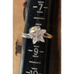 SETA Sterling Silver Star Ring 925 Clear CZ Star Statement Ring Size 8