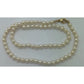 Pre owned James Avery 14k Gold 5mm Pearl Necklace 16” In JA Box