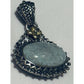 Barbara Bixby 925 Sterling 18K Gold Carved Aquamarine Pendant Enhancer 15g