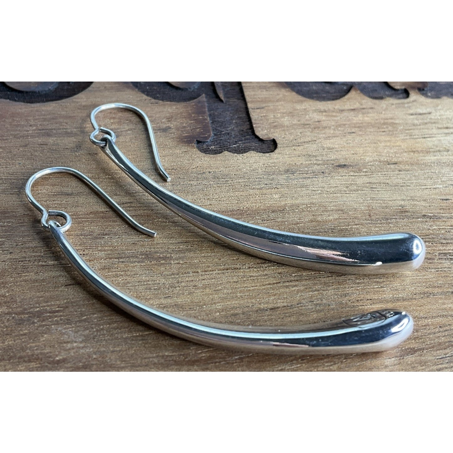 Vintage Robert Lee Morris RLM Studio Sterling Silver Dangle Drop Earrings 10g