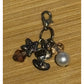 Vintage Sterling Silver 925 Multi Cluster Beach Ocean Starfish Pearl Charms